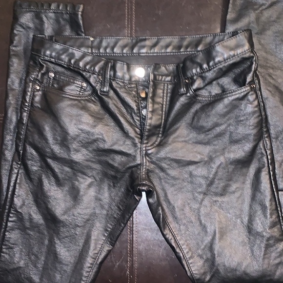Leather jeans(not true leather ) - Picture 4 of 7